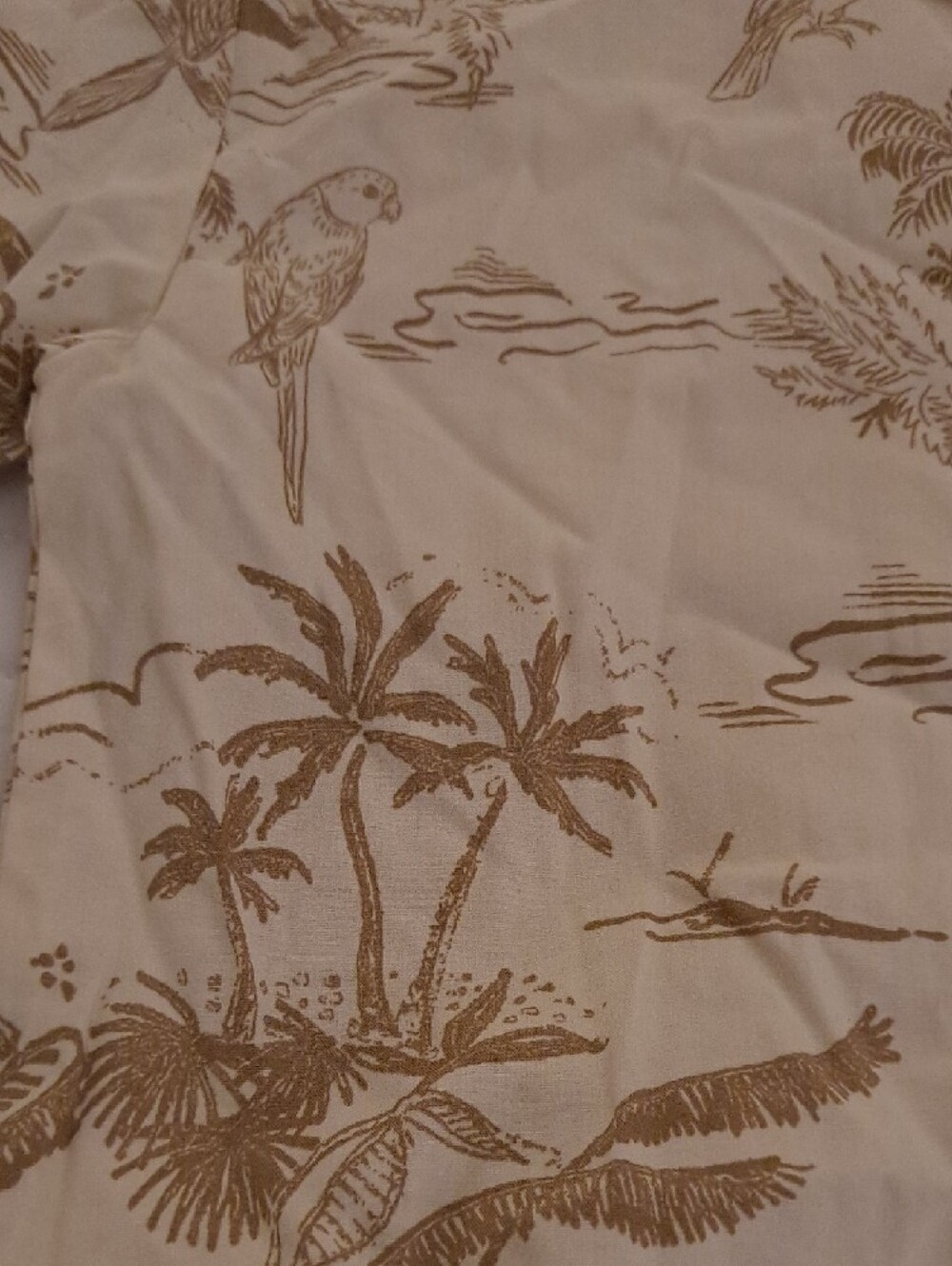 Grayson Mini Cream Tropical Bird Print Kids Short Set - Picture 5 of 11